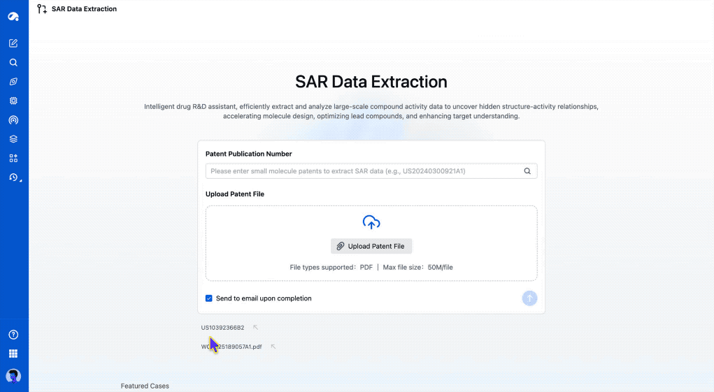 Using Eureka SAR Data Extraction to parse small molecule patents and discover compounds with data-driven insights